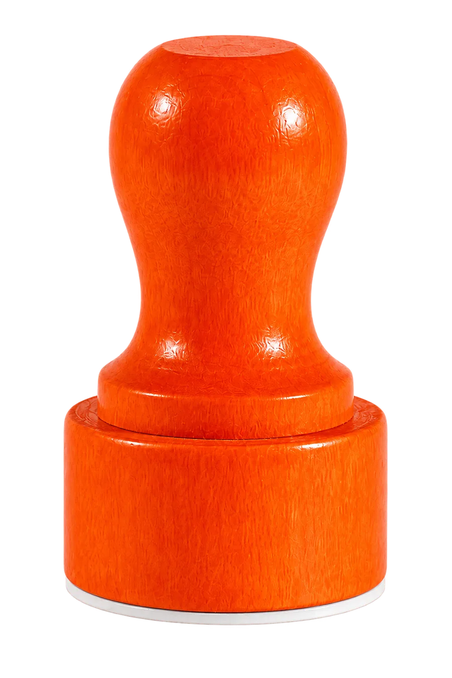 Oranger NFC-Stempel von Helora mit runder Stempelfläche